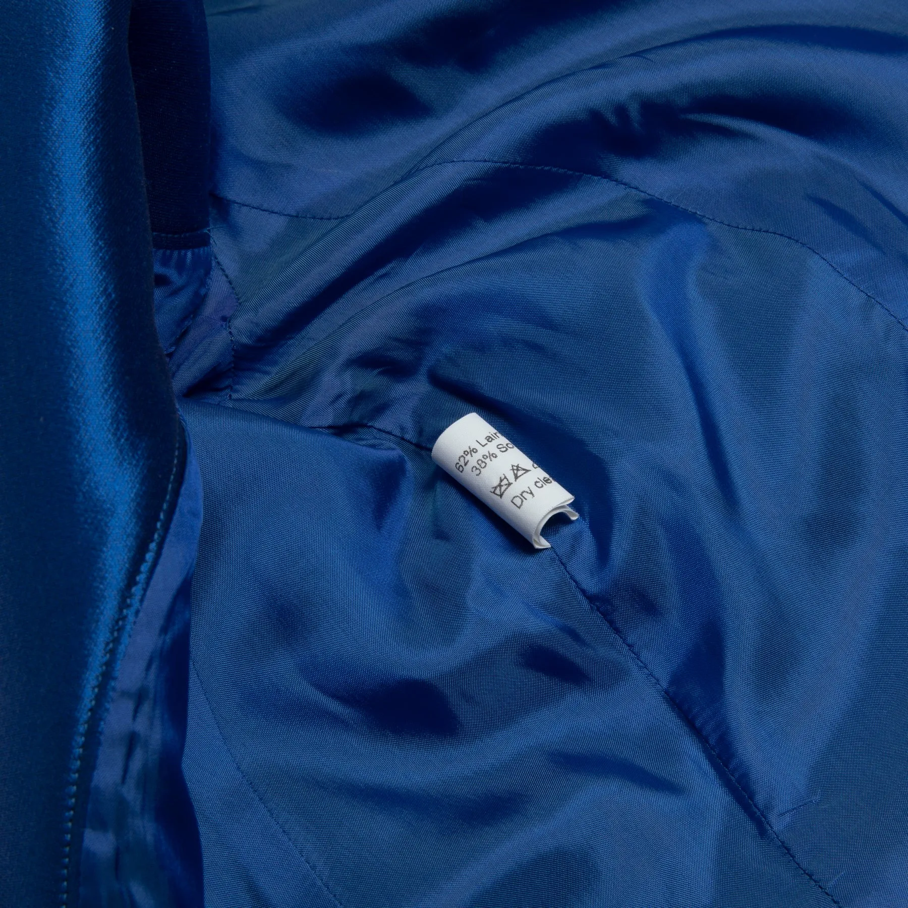 1996 Satin Weave Wool & Silk Blend Swarovski Empire Jacket