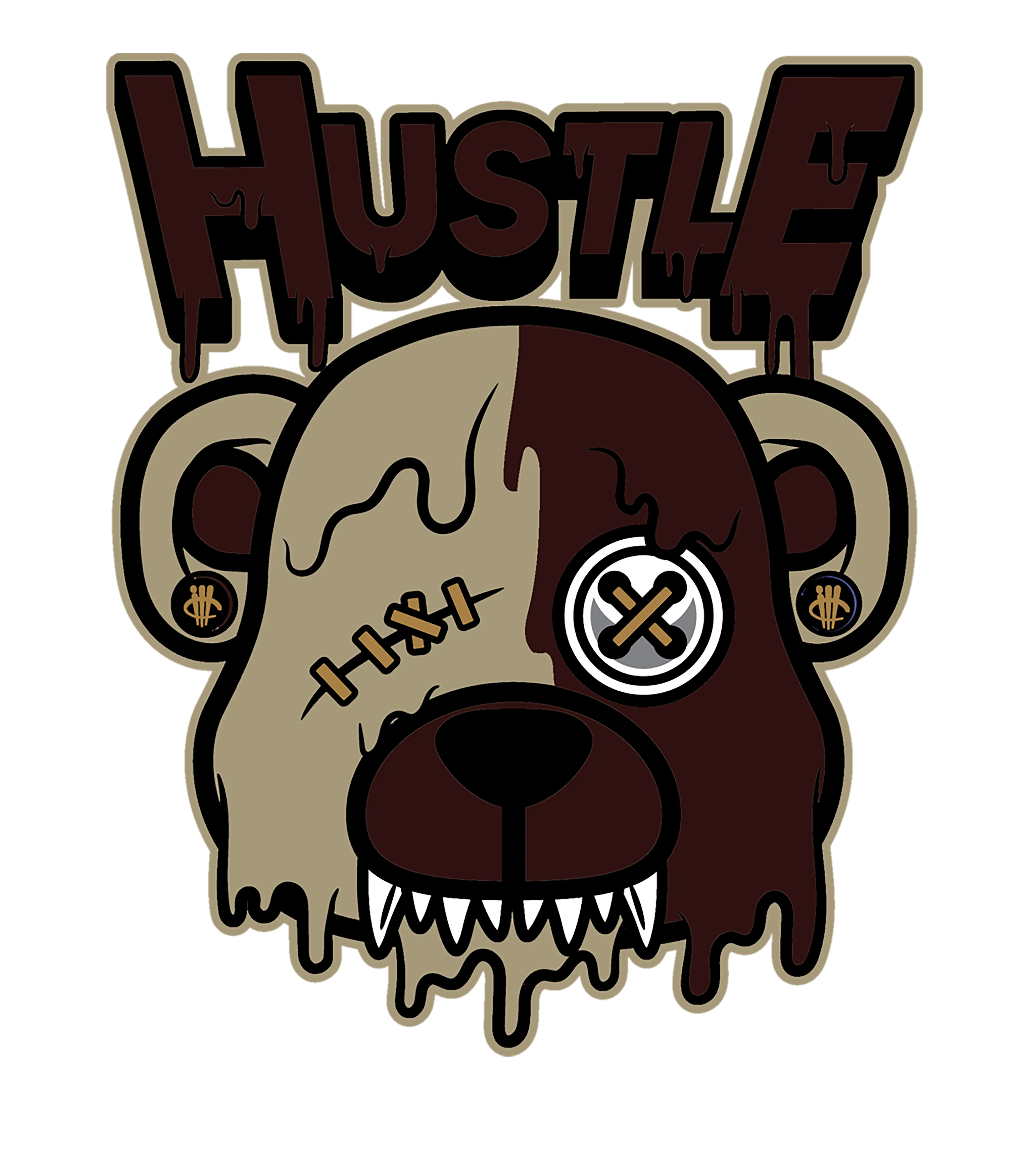 Air Jordan 7 “Black Olive” Black T-Shirt (Hustle Bear)