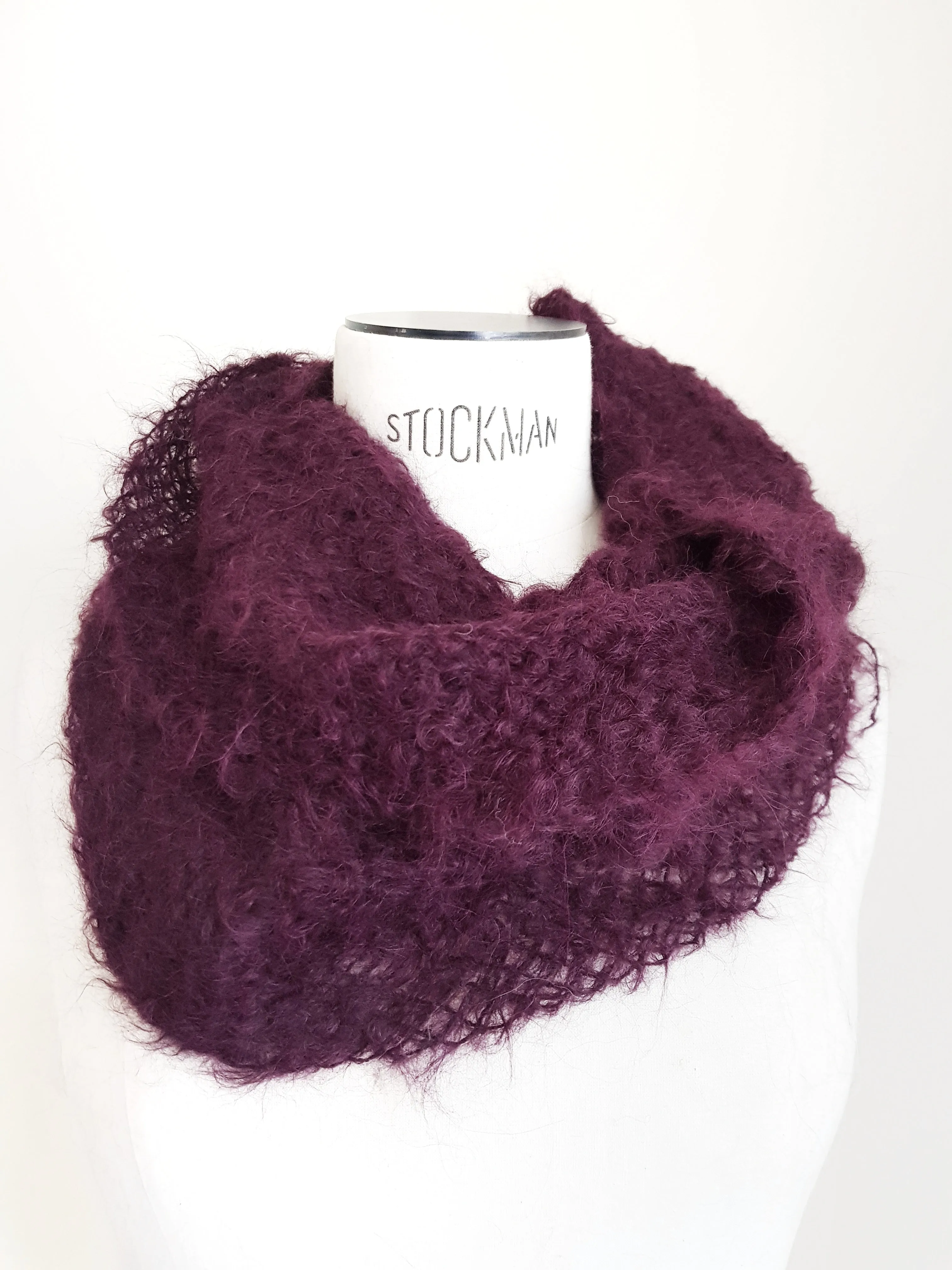 Amano suri alpaca handwoven snood collar