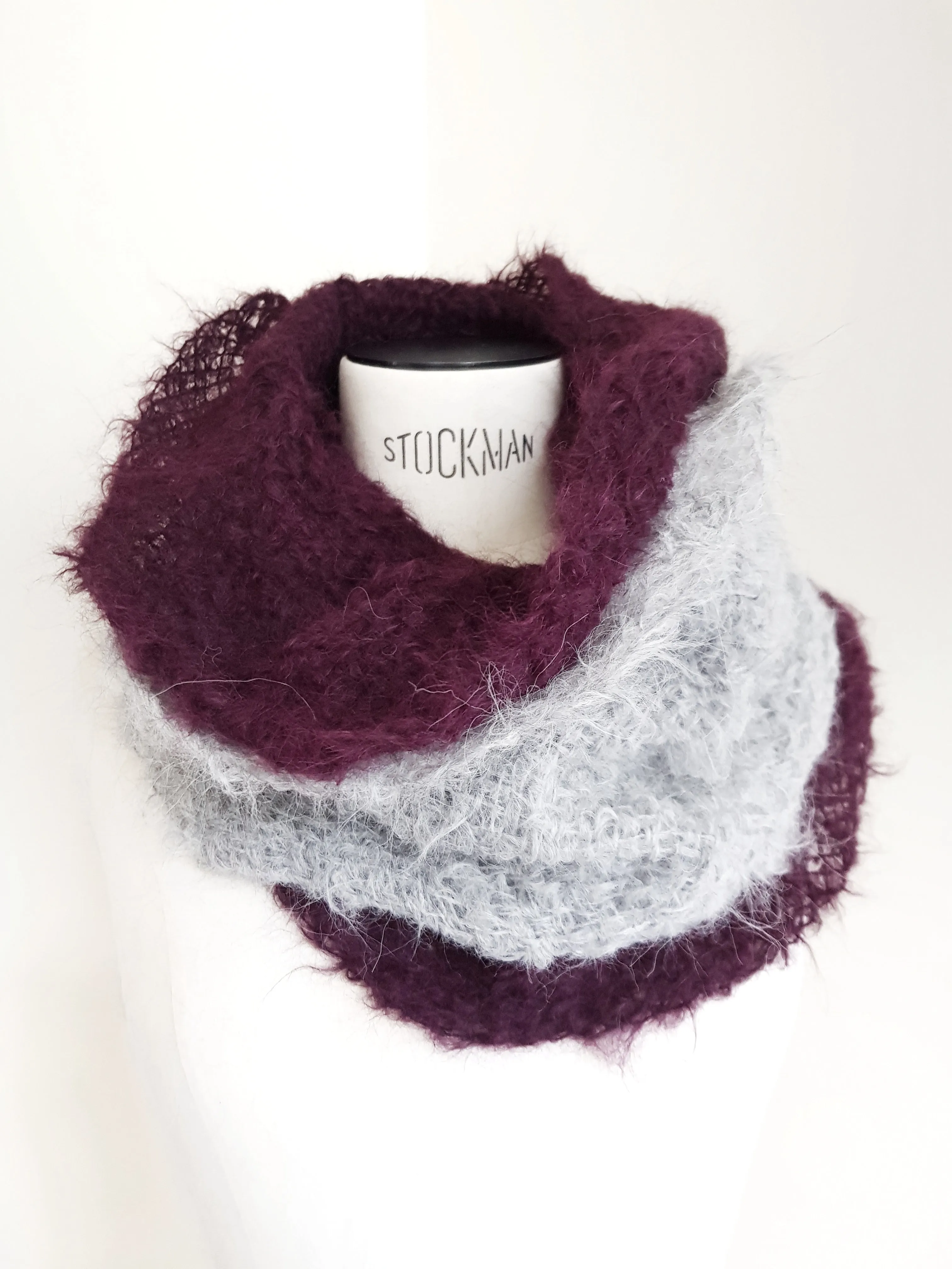 Amano suri alpaca handwoven snood collar