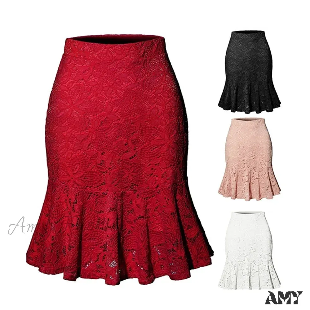 Amy Fashion - Mini Mermaid Slim Fit Elegant Skirts