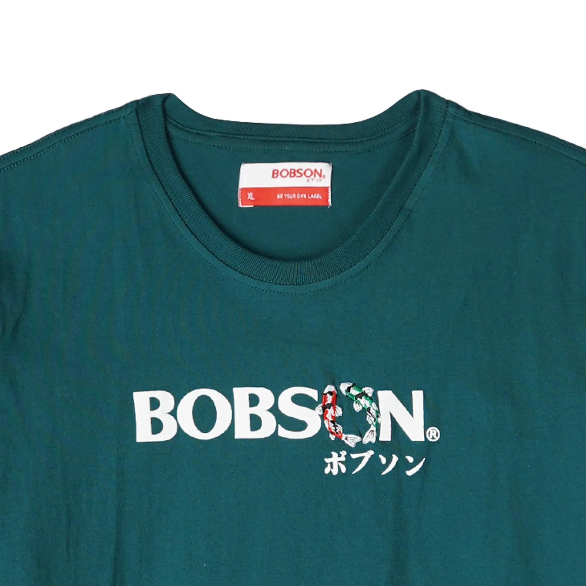 Bobson Japanese Men's Basic Round Neck Tees for Men Trendy fashion High Quality Apparel Comfortable Casual Top for Men Slim Fit 147522-U (Teal)