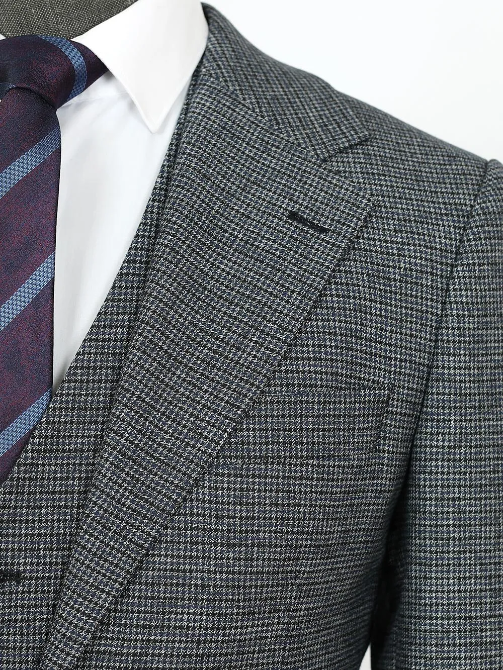 Boston Black Set Blazer Linen Suit