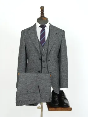 Boston Black Set Blazer Linen Suit