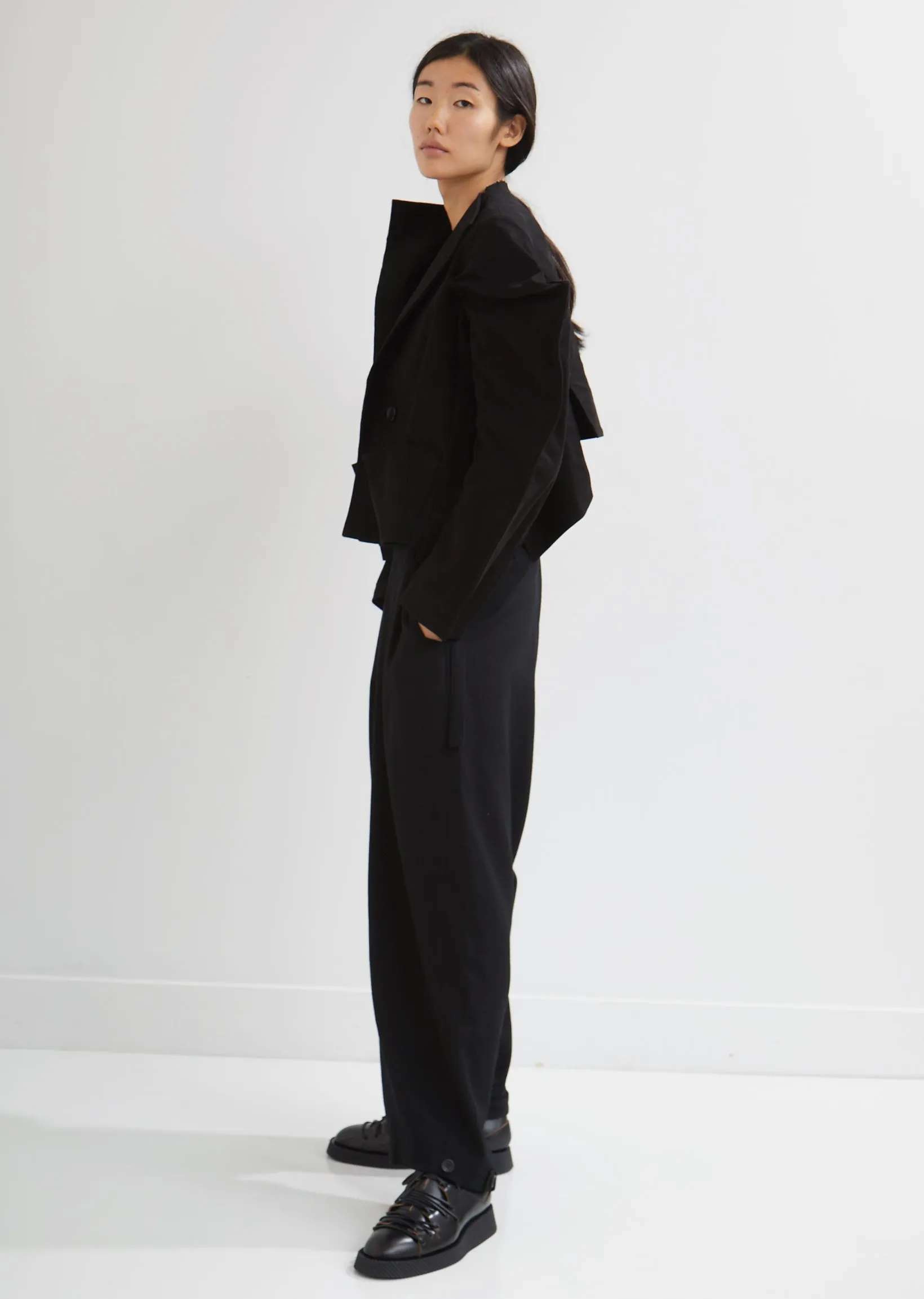 Brushed Cotton Origami Jacket