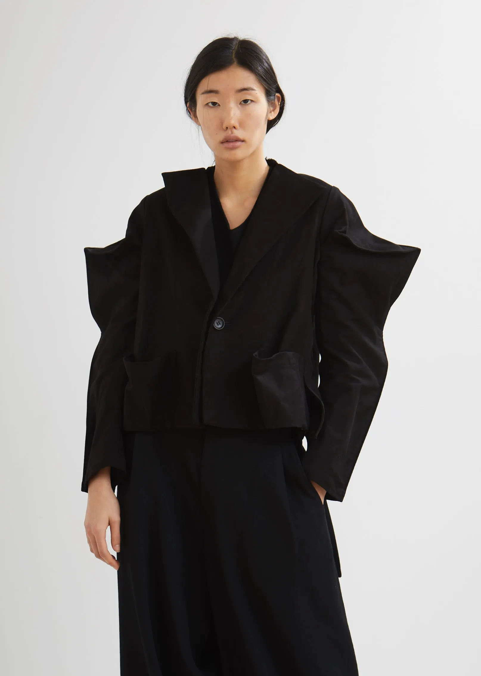 Brushed Cotton Origami Jacket