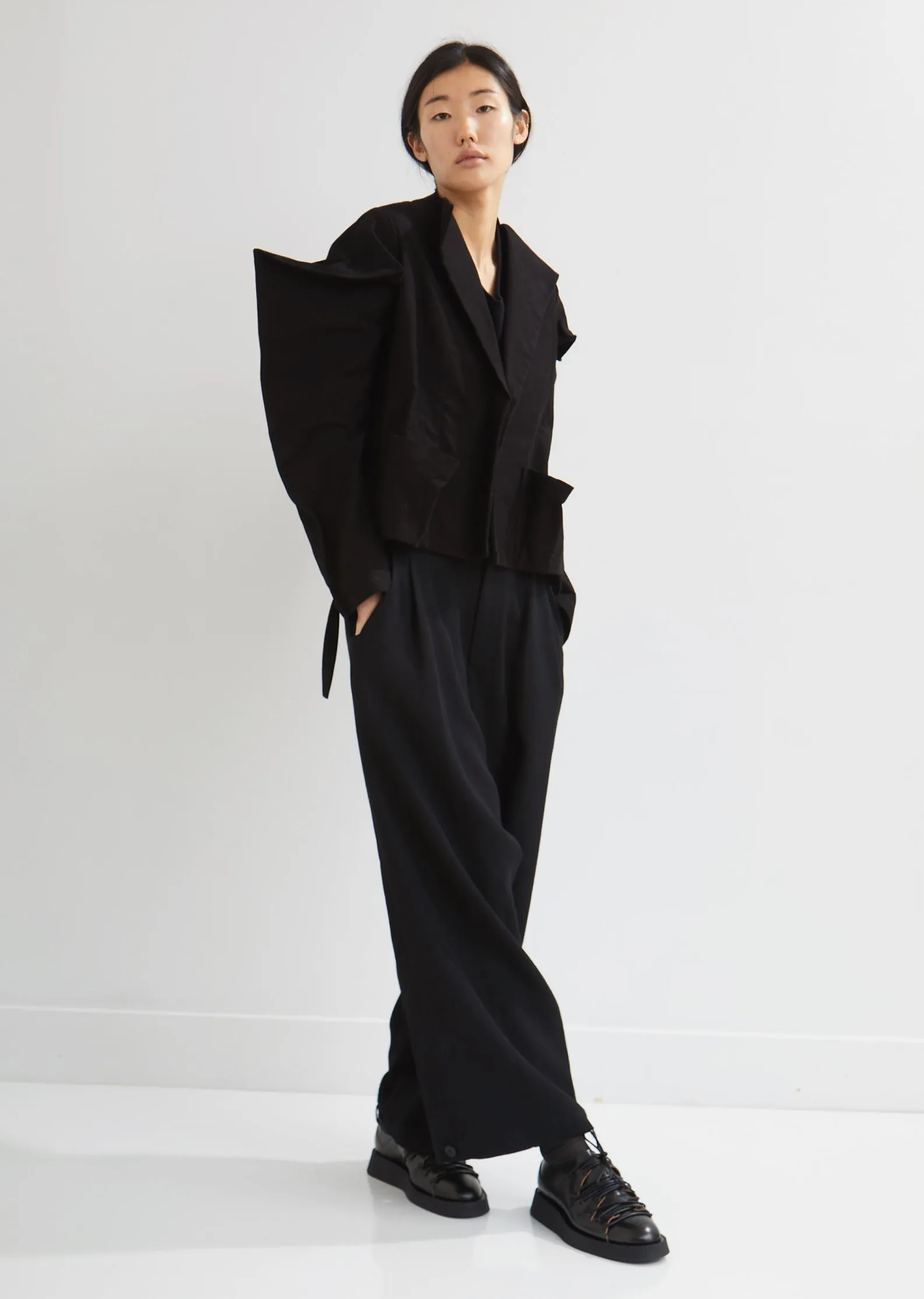Brushed Cotton Origami Jacket