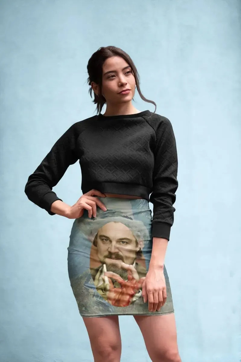 CALVIN CANDIE ON A VAN GOGH PAINTING Pencil Skirt