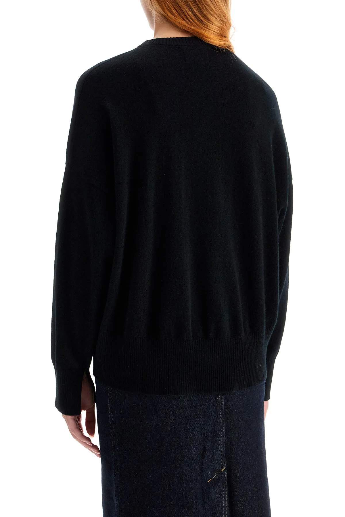 cashmere pullover sweater for ANAA BLACK