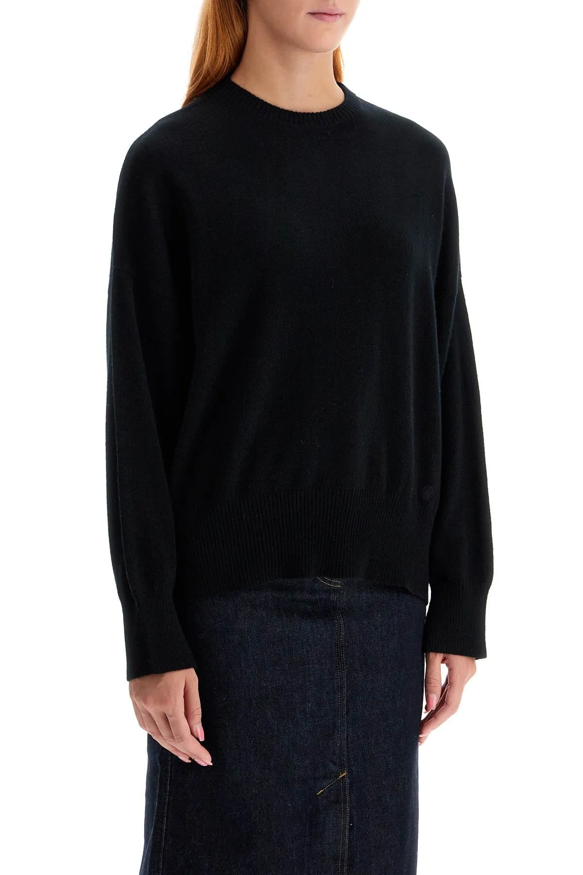 cashmere pullover sweater for ANAA BLACK