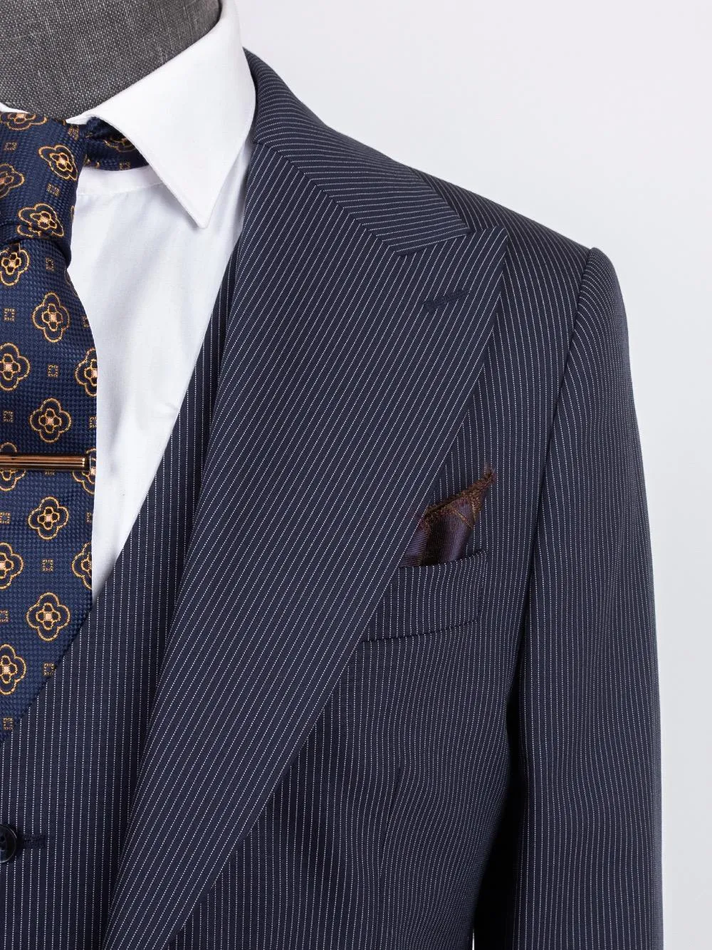 Cassius Blue Set Blazer Linen Suit