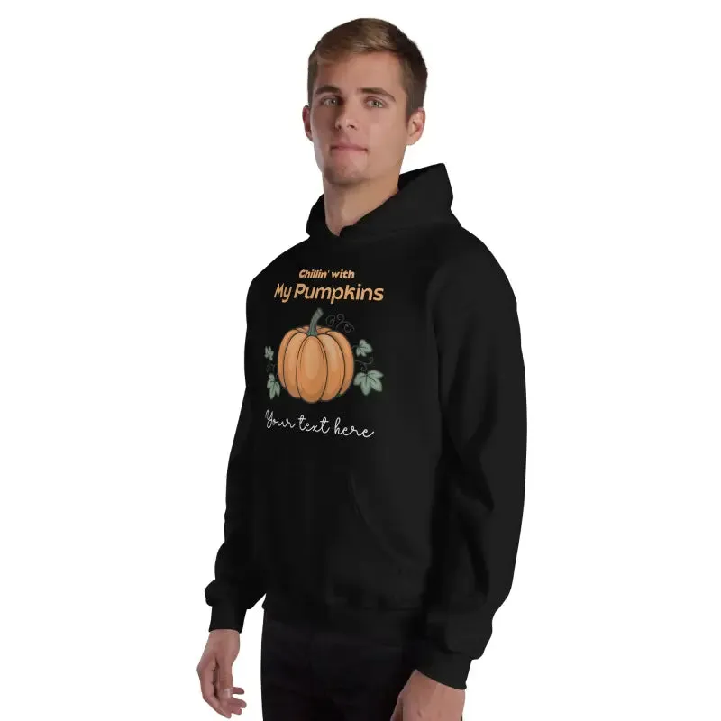 Chic Pumpkins Hoodie Unisex Fashion