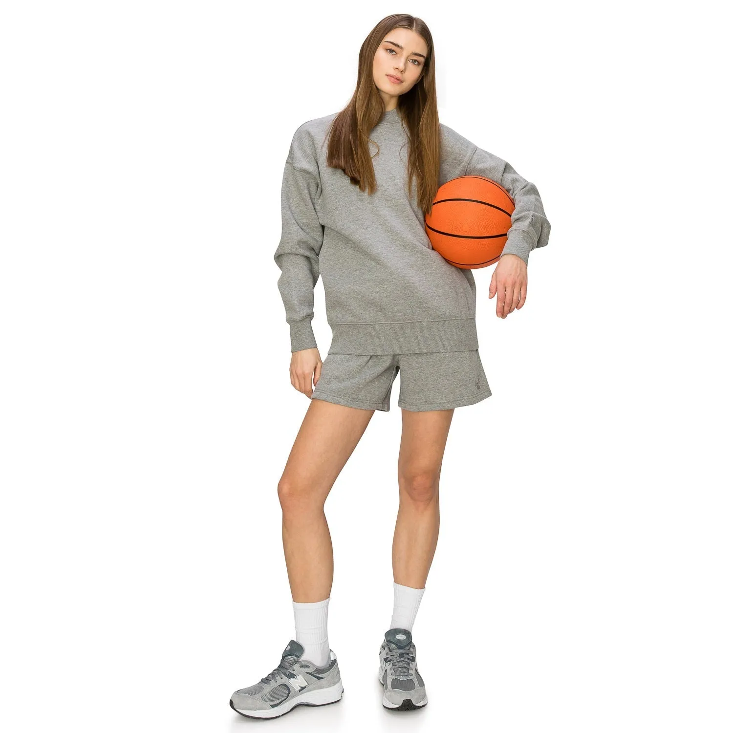 Cloud Fleece Crewneck Sweatshirt - Heather Dove Grey