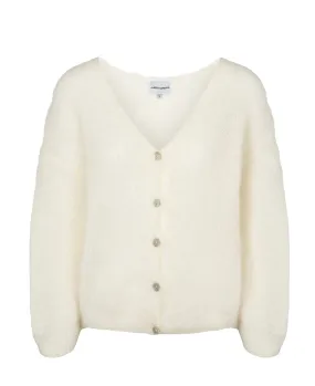 Cornelia Long Sleeve Cardigan in White