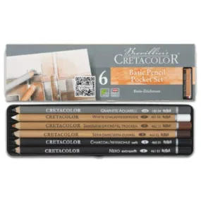 Cretacolor Basic Drawing Set 6 pcs
