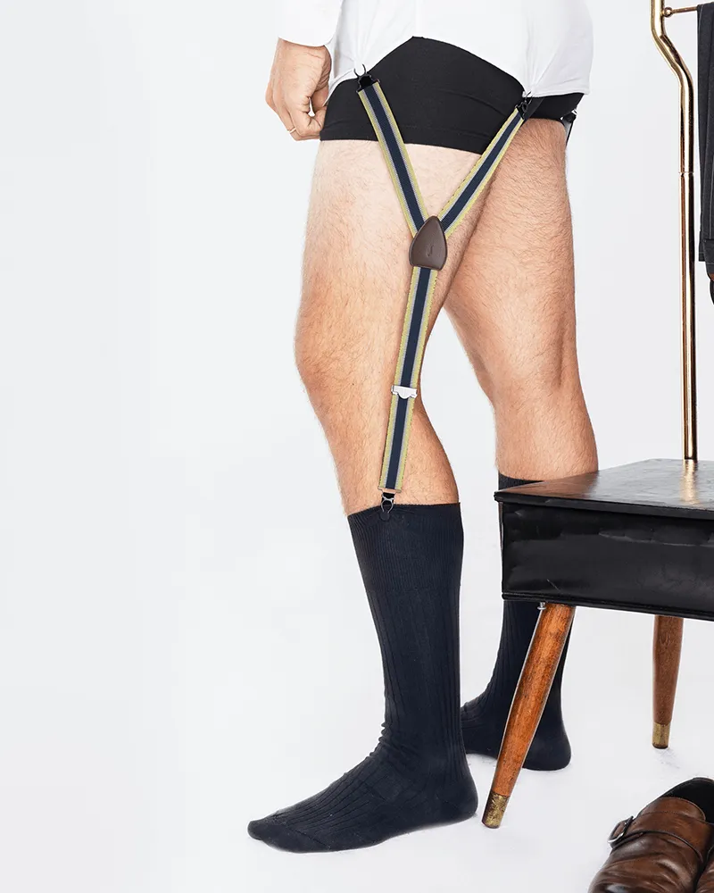 Fieldston Light Yellow Shirttail Garters