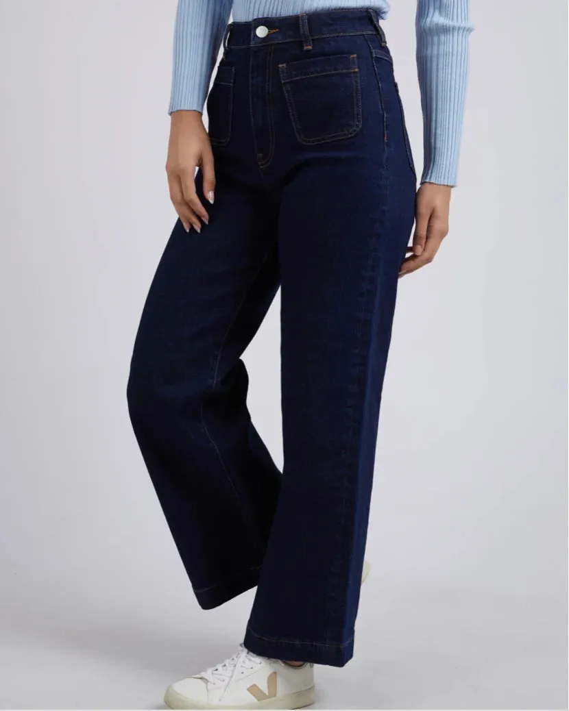 Foxwood SARAH WIDE LEG JEAN | indigo