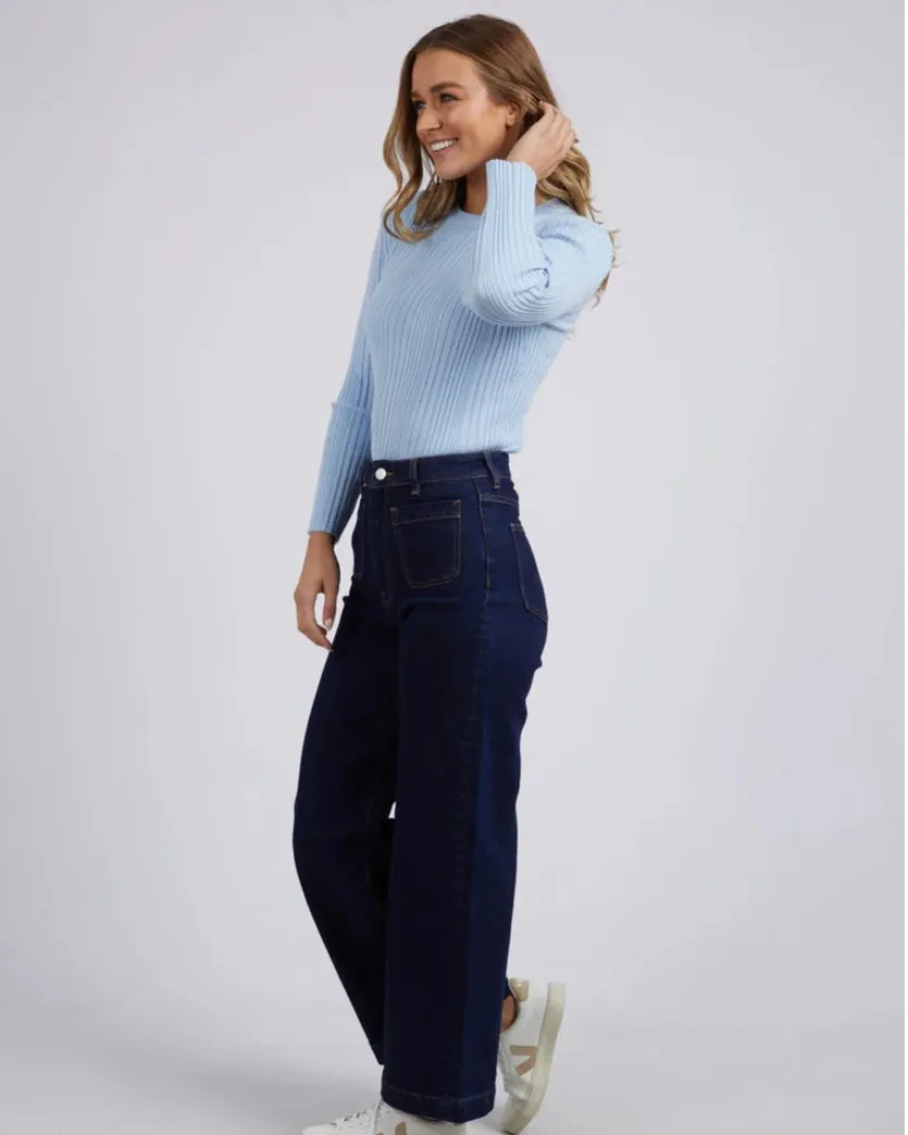 Foxwood SARAH WIDE LEG JEAN | indigo