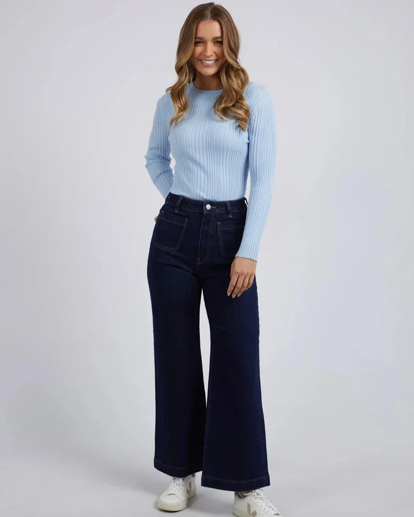 Foxwood SARAH WIDE LEG JEAN | indigo