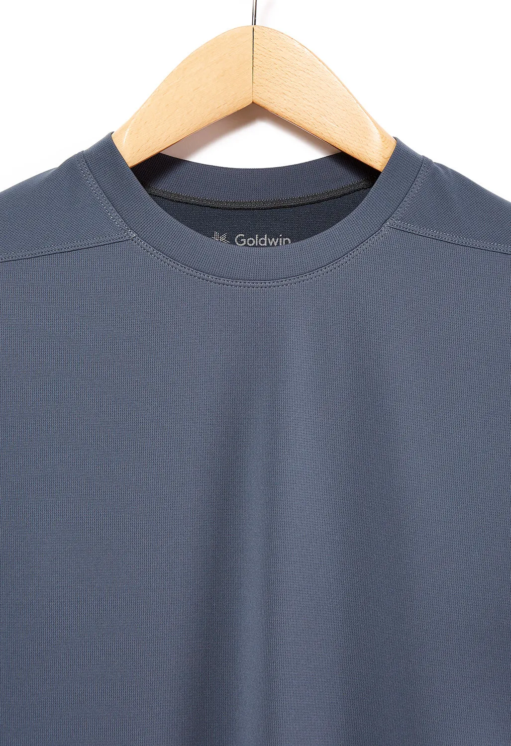 Goldwin Men's WF-Quick Dry T-Shirt - Foggy Gray