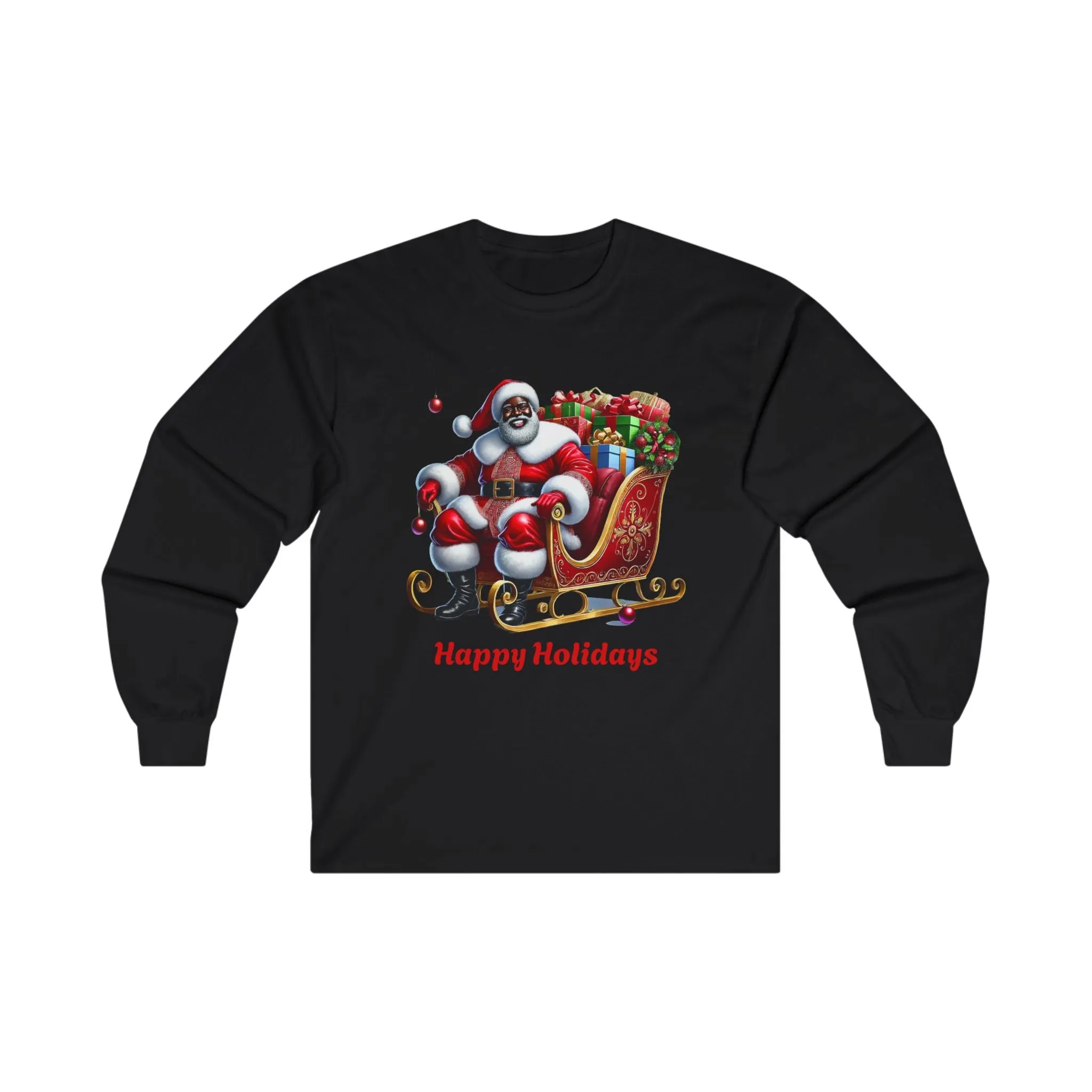 Happy Holidays Unisex Ultra Cotton Long Sleeve Tee