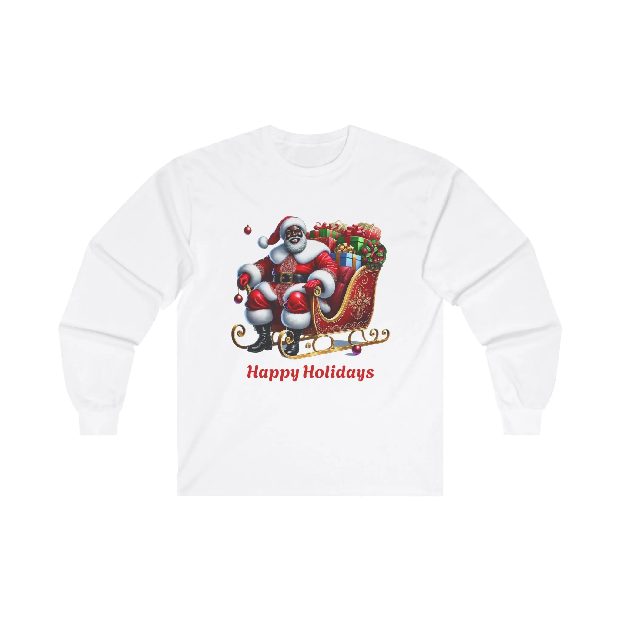 Happy Holidays Unisex Ultra Cotton Long Sleeve Tee
