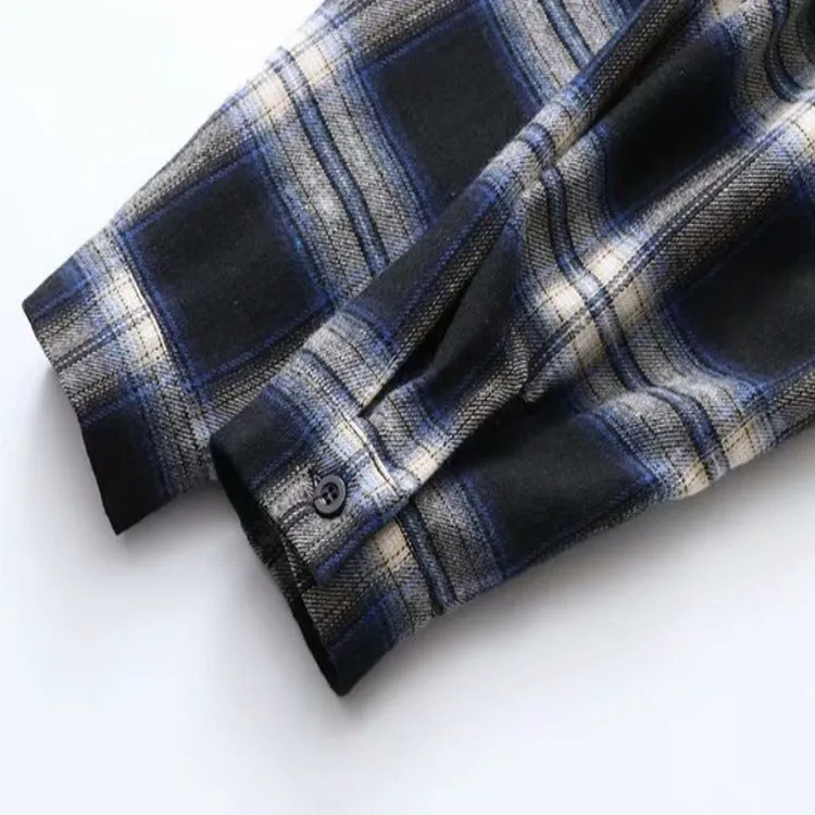 Harajuku Harmony: Plaid Drawstring Hooded Jacket Shirt - Elevate Your Casual Chic! 🌈👚