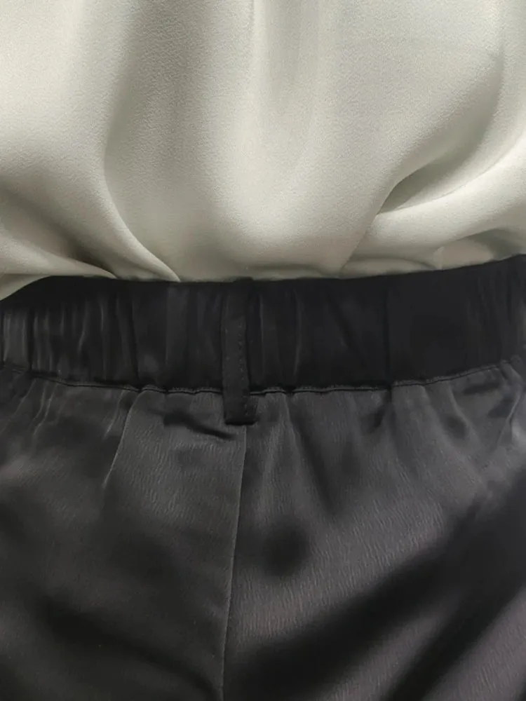 Ice Silk Wide-leg Pants