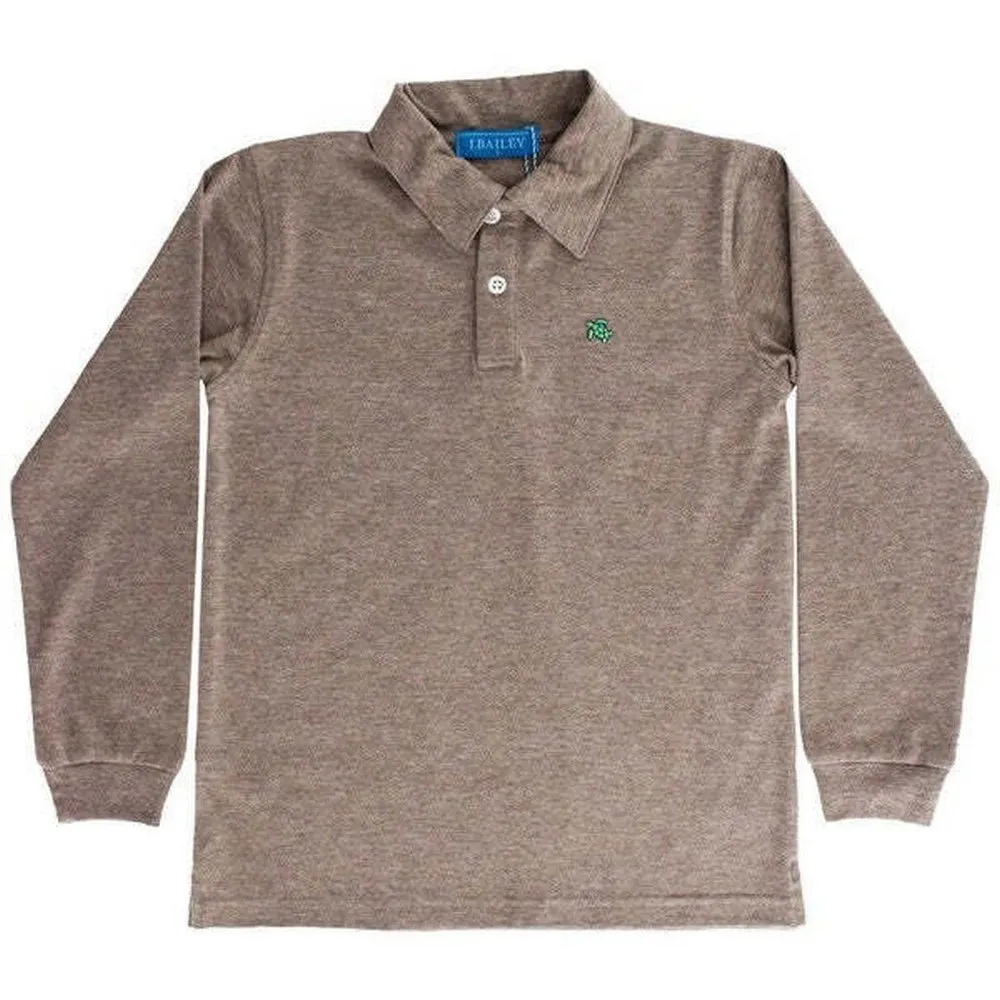 J Bailey by Bailey Boys Harry Long Sleeve Polo Bark