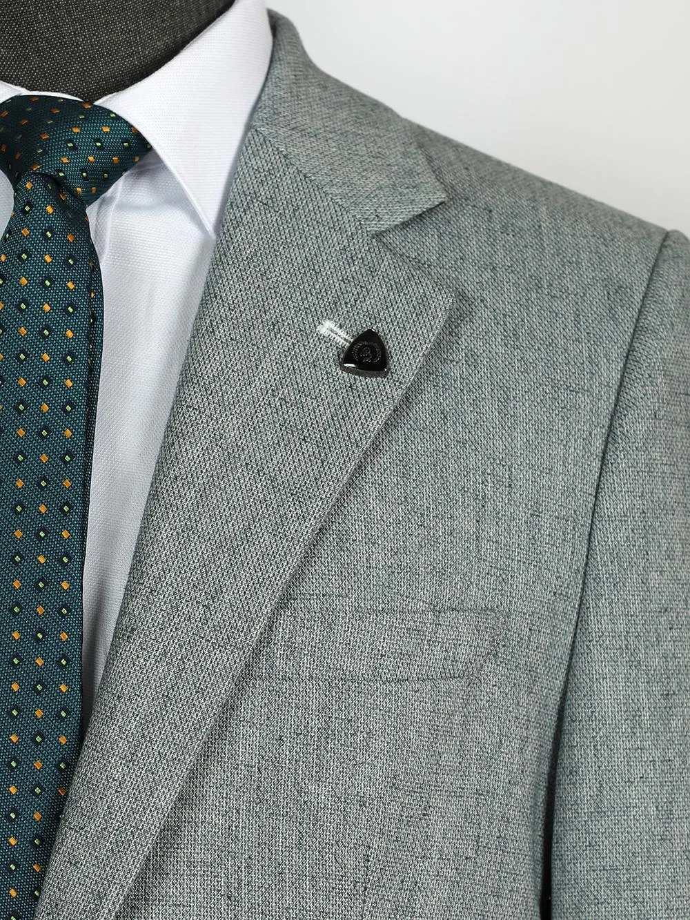 Kaiden Grey Set Blazer Linen Suit