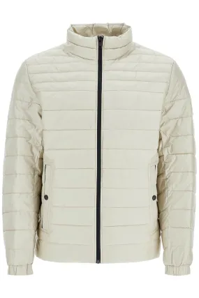 light beige quilted jacket with zip 50505262 LIGHT BEIGE