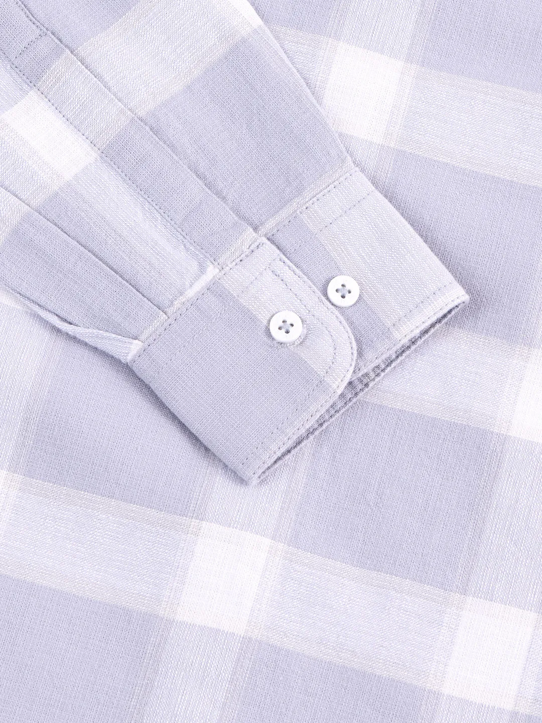 Lilac Checks Slim Fit Shirt