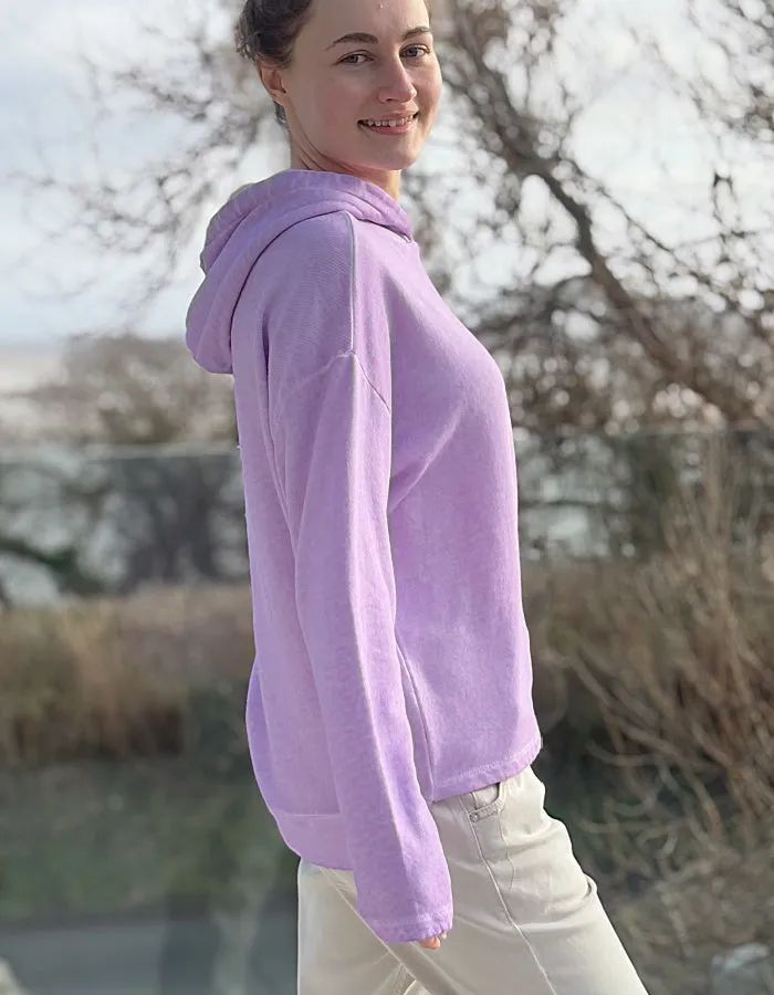 Milano Violet Hooded Sweatshirt