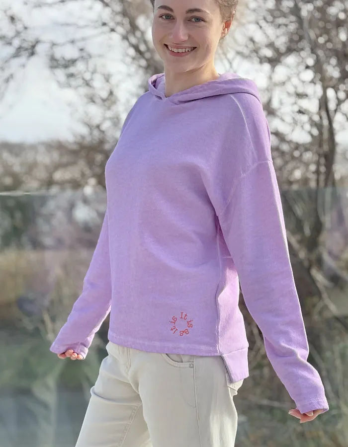 Milano Violet Hooded Sweatshirt