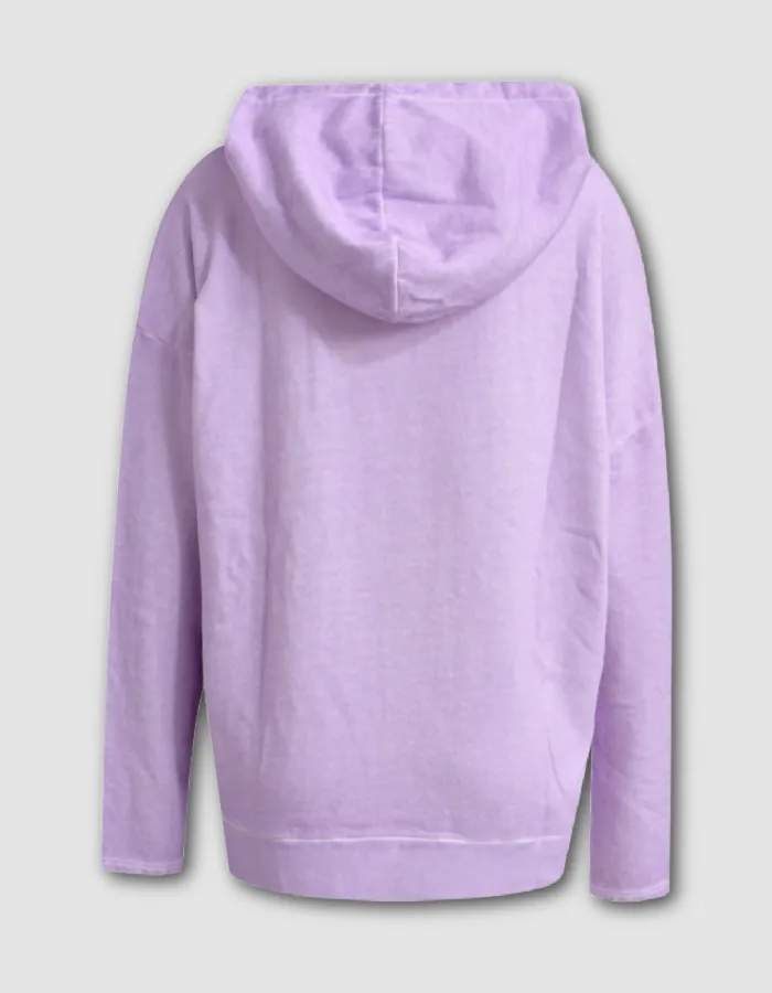 Milano Violet Hooded Sweatshirt