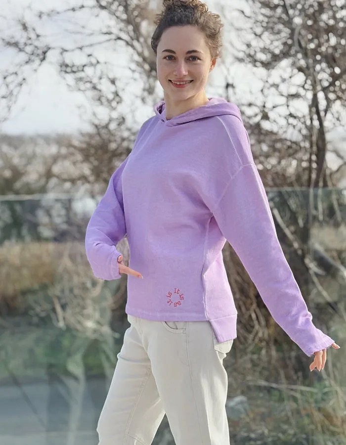 Milano Violet Hooded Sweatshirt
