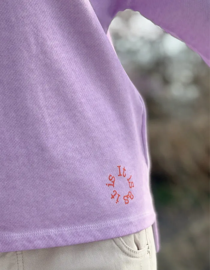Milano Violet Hooded Sweatshirt