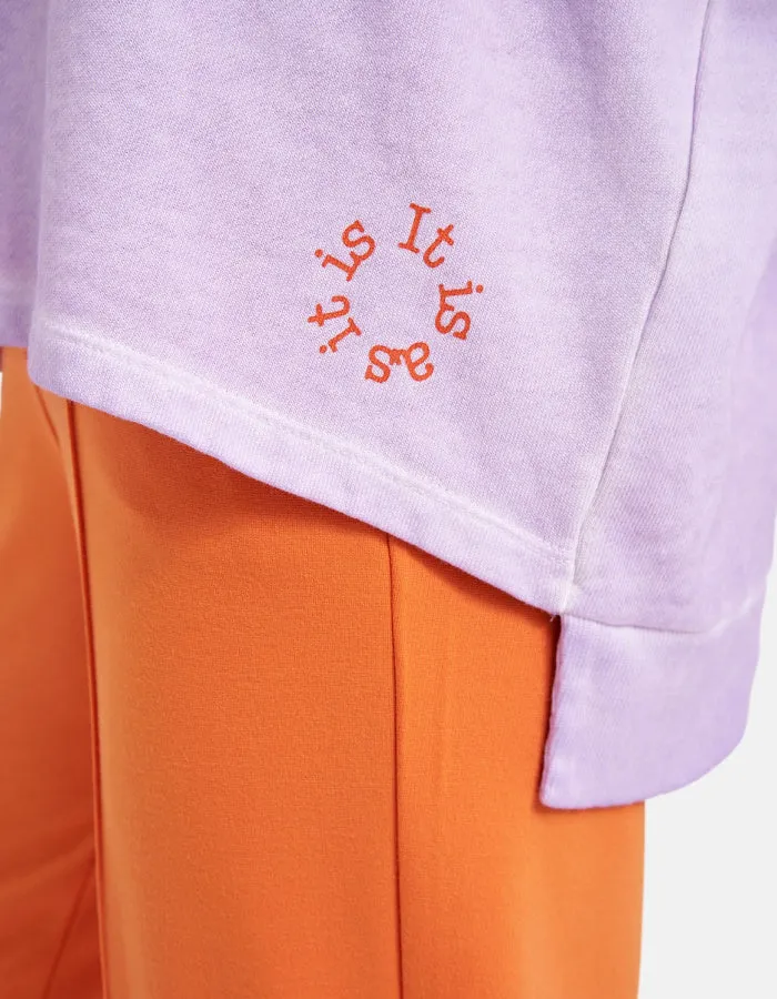 Milano Violet Hooded Sweatshirt