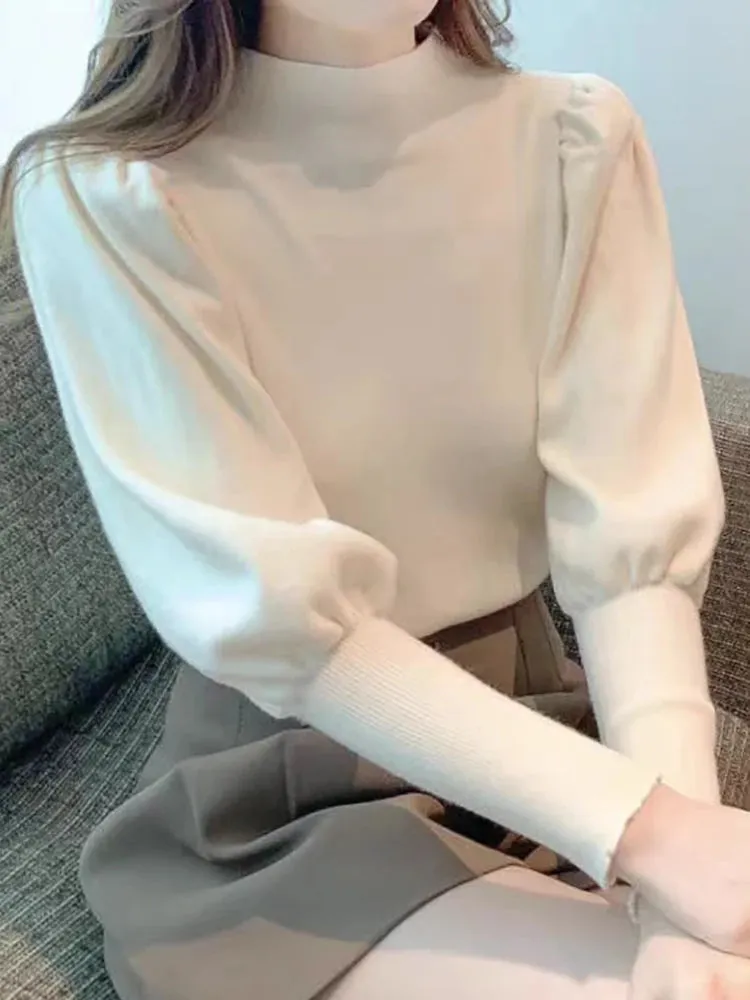 Ophelia - Elegant Turtleneck Sweater for Women