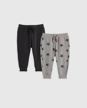 Organic Cotton French Terry Joggers 2-Pack