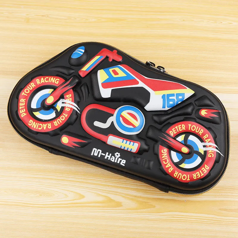 Pencil Case For Men Kids Creative Motor Shape School Case