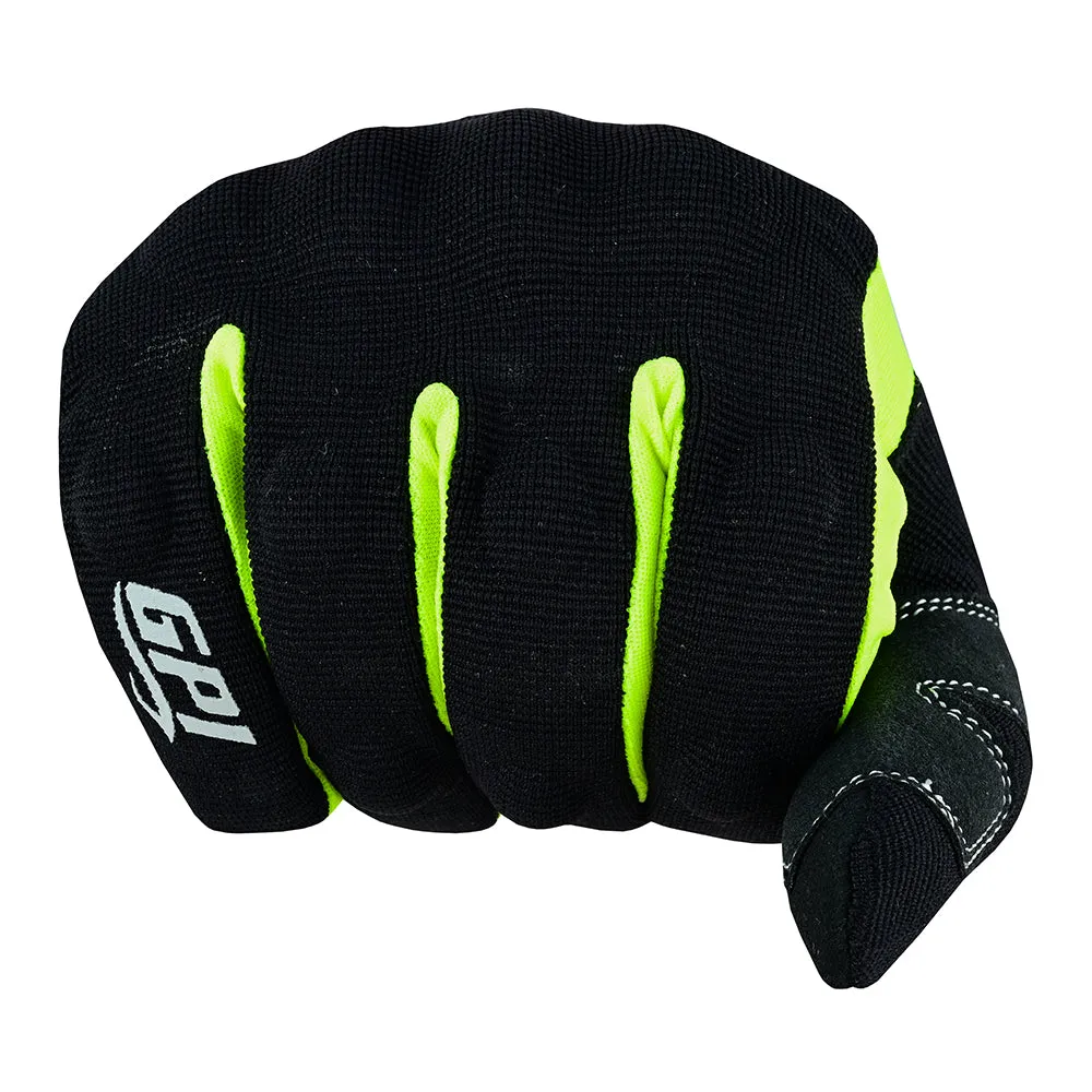 Premium Comfortable Motorcycle Flourosent/Black Gloves