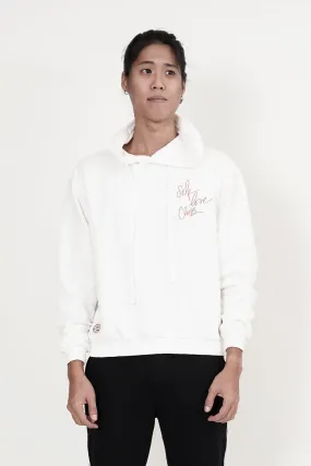 Self Love Club! Long Sleeve Hoodies (White)