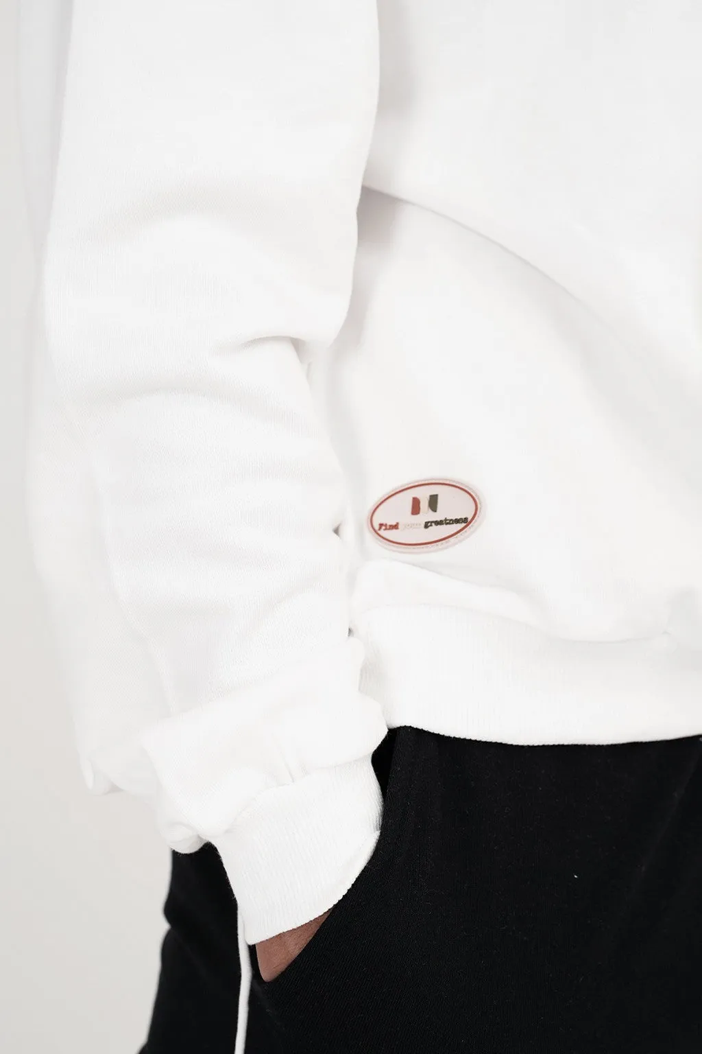Self Love Club! Long Sleeve Hoodies (White)