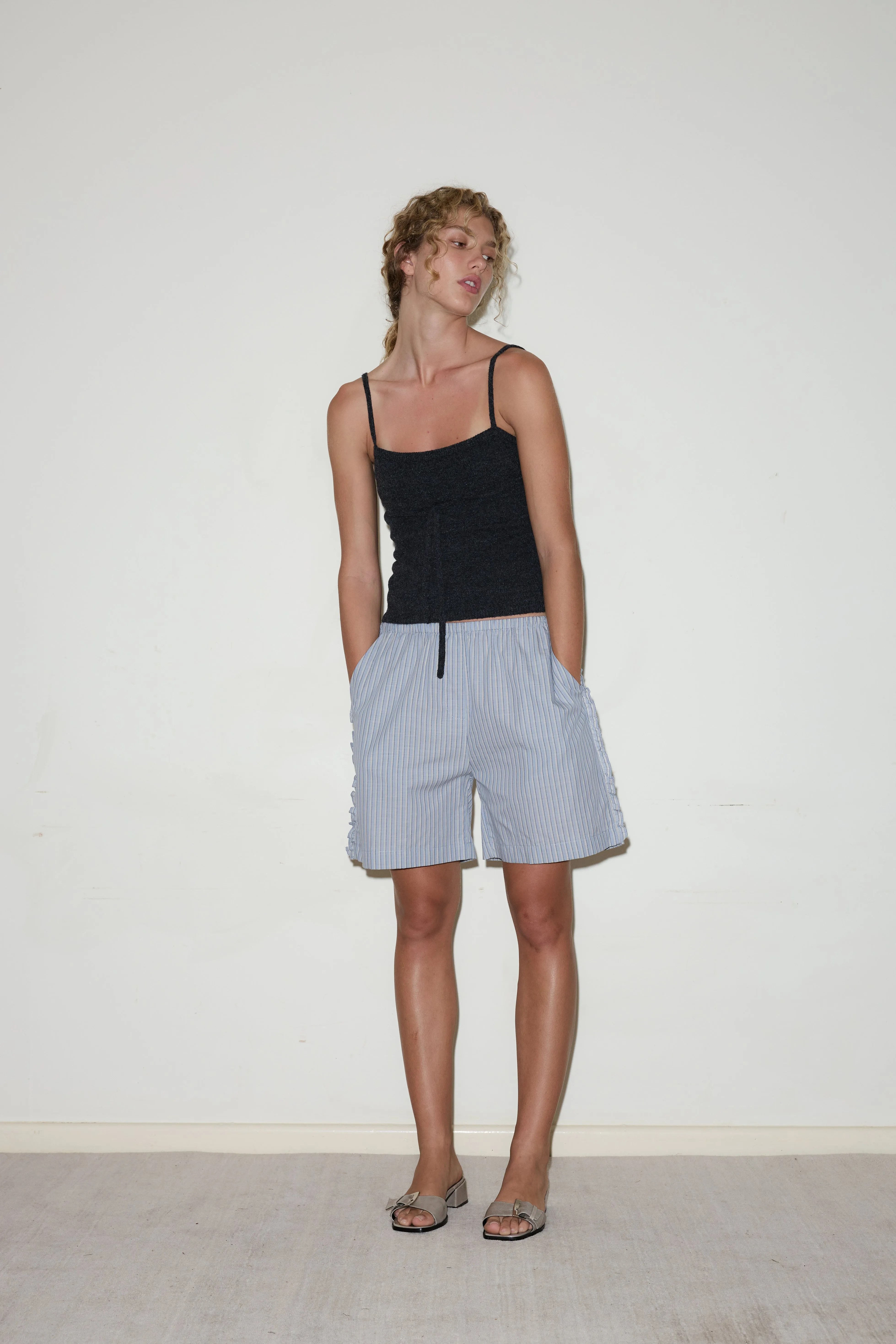 Simple KNIT Top - Charcoal