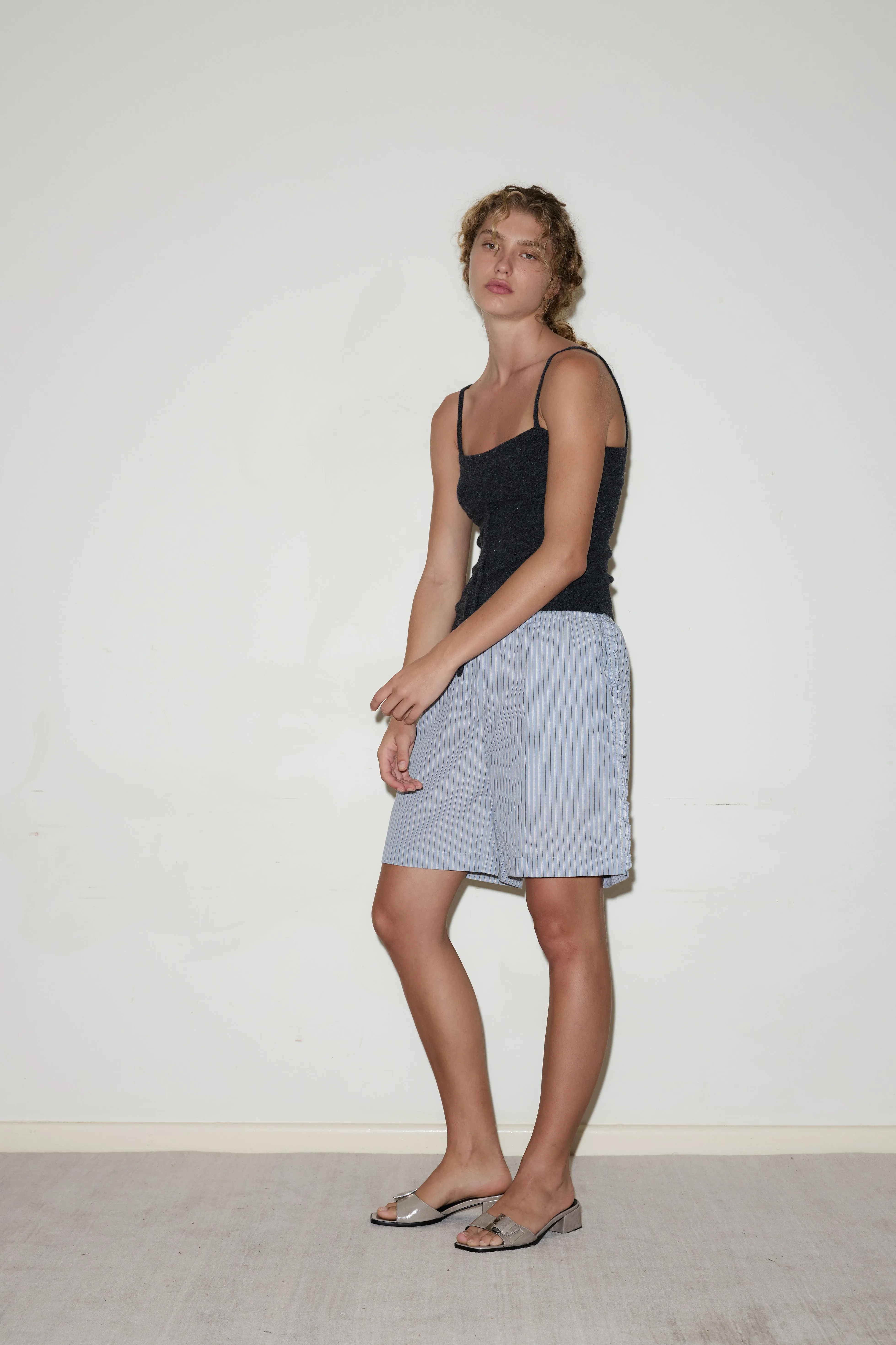 Simple KNIT Top - Charcoal