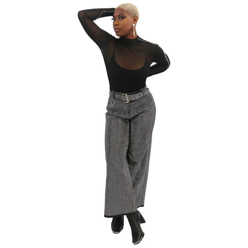 SPARKLE ankle length pant