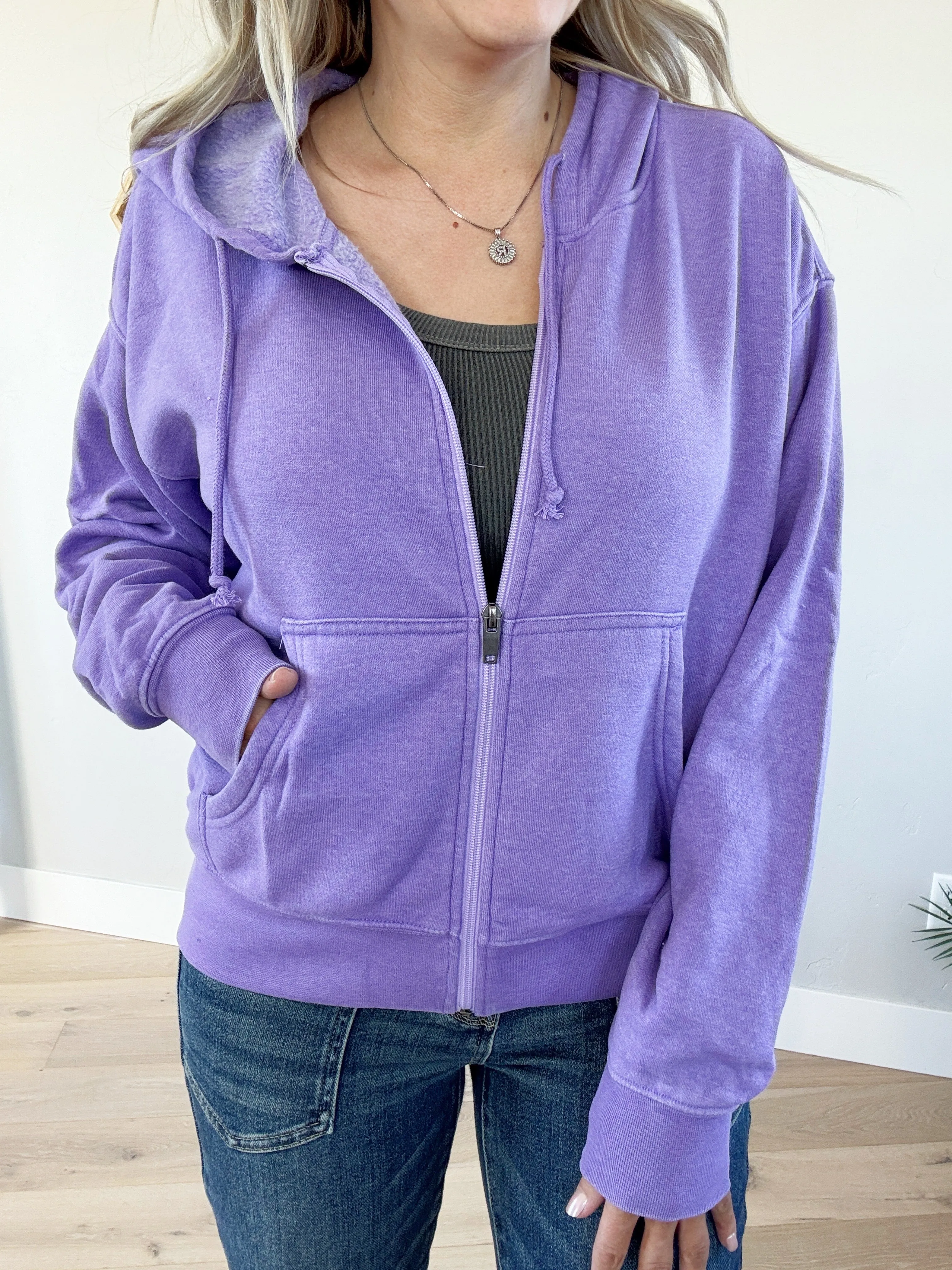 Step Ahead Oversized Zip-Up Hoodie (Multiple Colors)