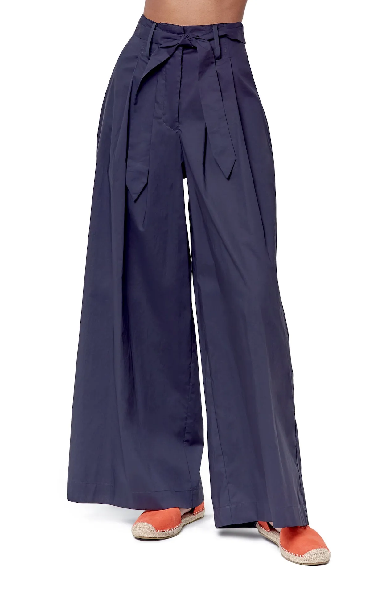 TONY Wide Leg Pant - Poplin