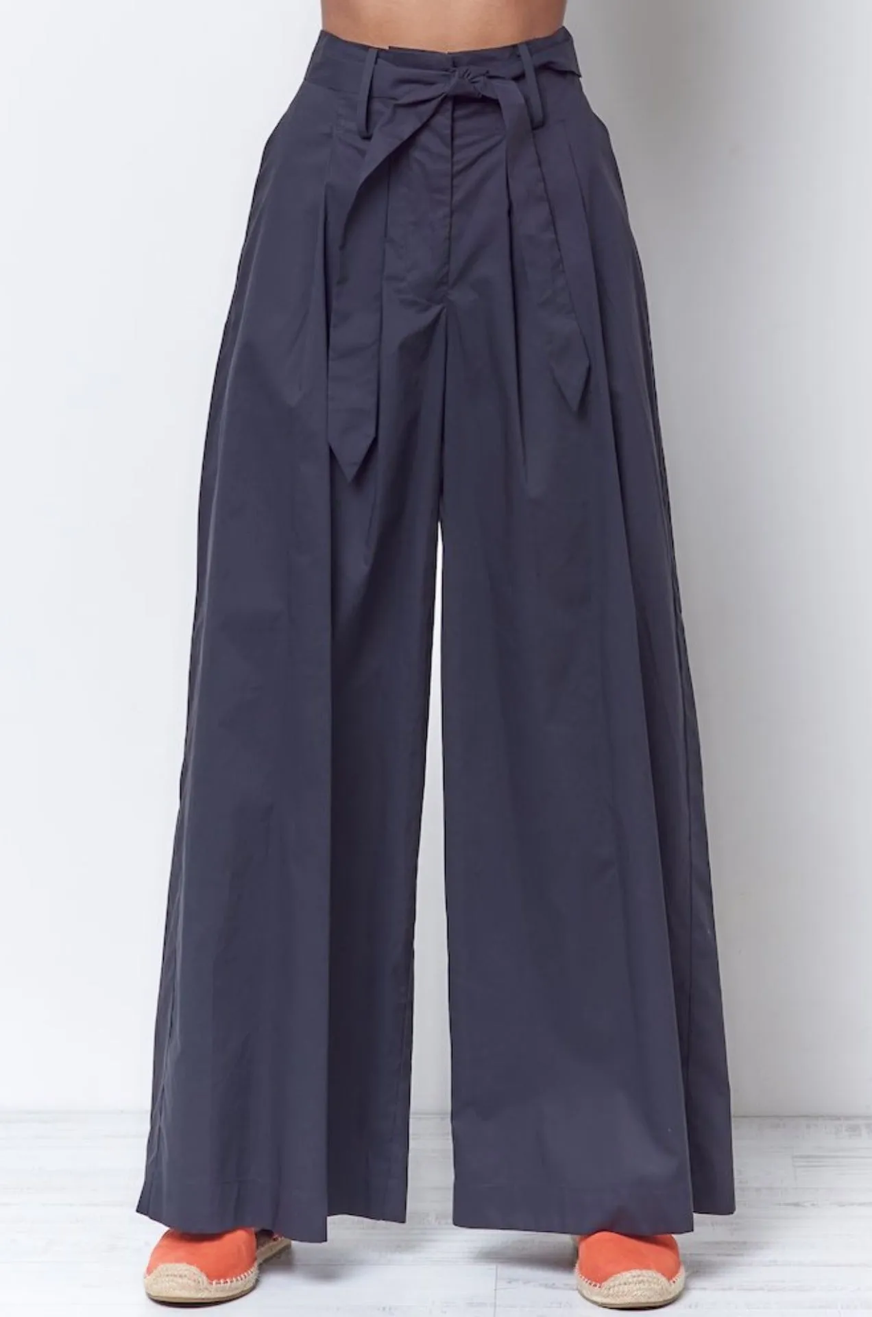TONY Wide Leg Pant - Poplin